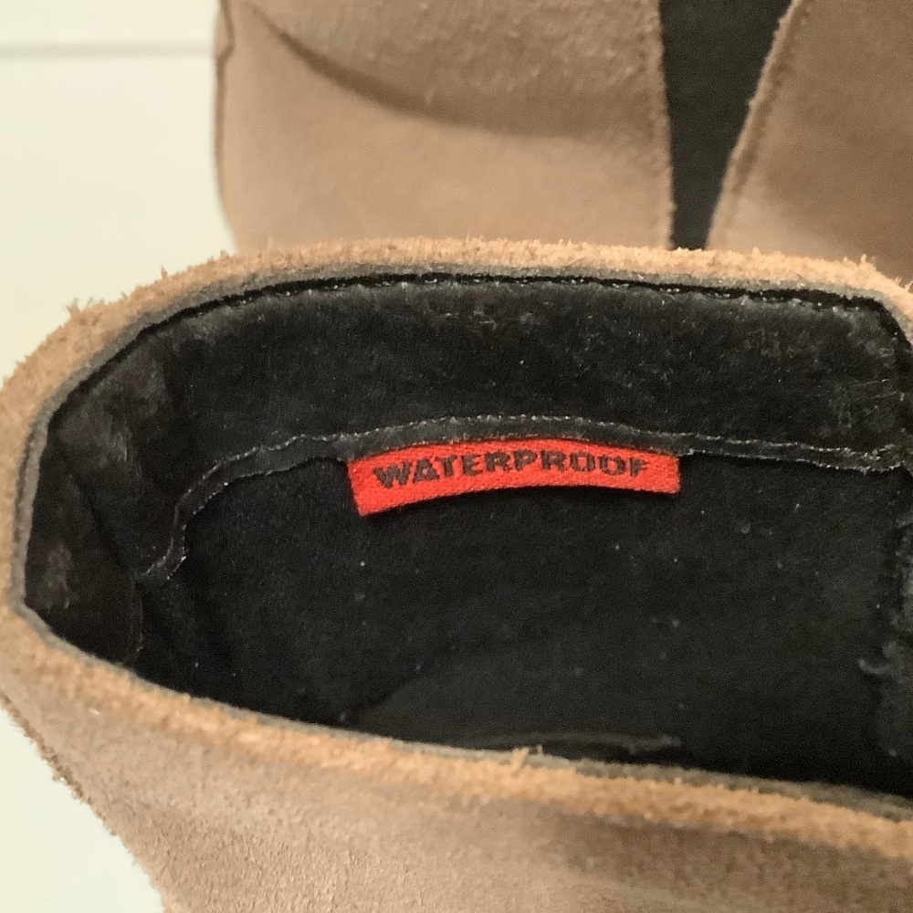 SOREL| Emelie II Suede Ankle Boots Tan Wmns 10.5 Waterproof - Picture 10 of 12